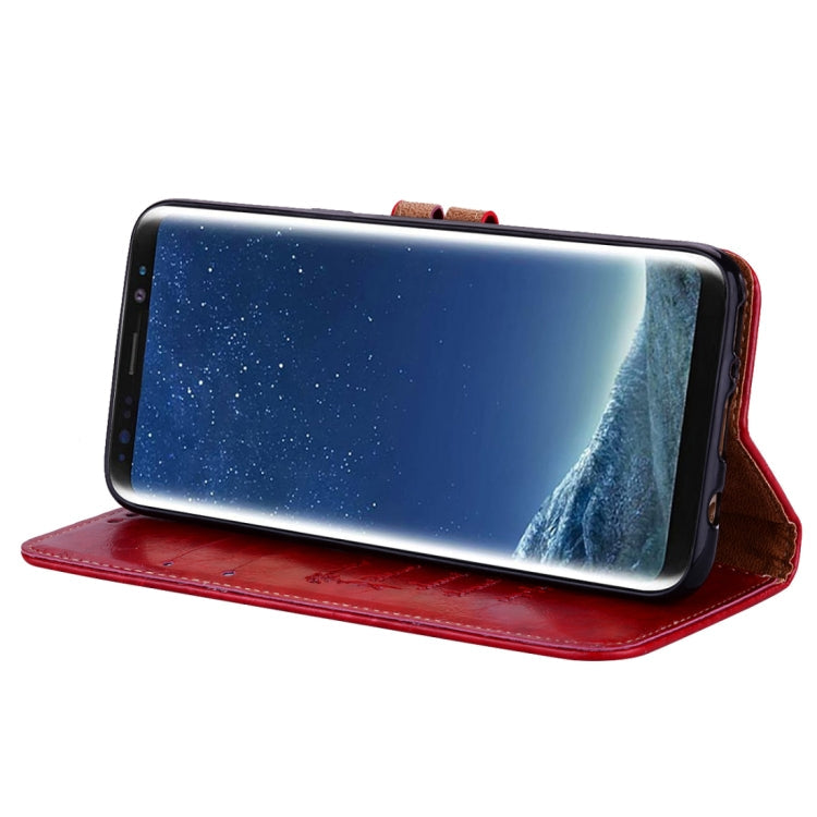 For Galaxy S8 Business Style Oil Wax Texture Horizontal Flip Leather Case with Holder & Card Slots & Wallet, For Galaxy S8