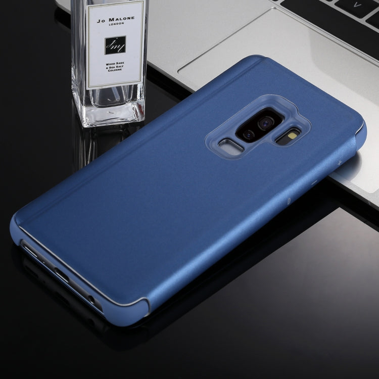 For Galaxy S9+ Electroplating Mirror Horizontal Flip Leather Case with Holder, For Galaxy S9+