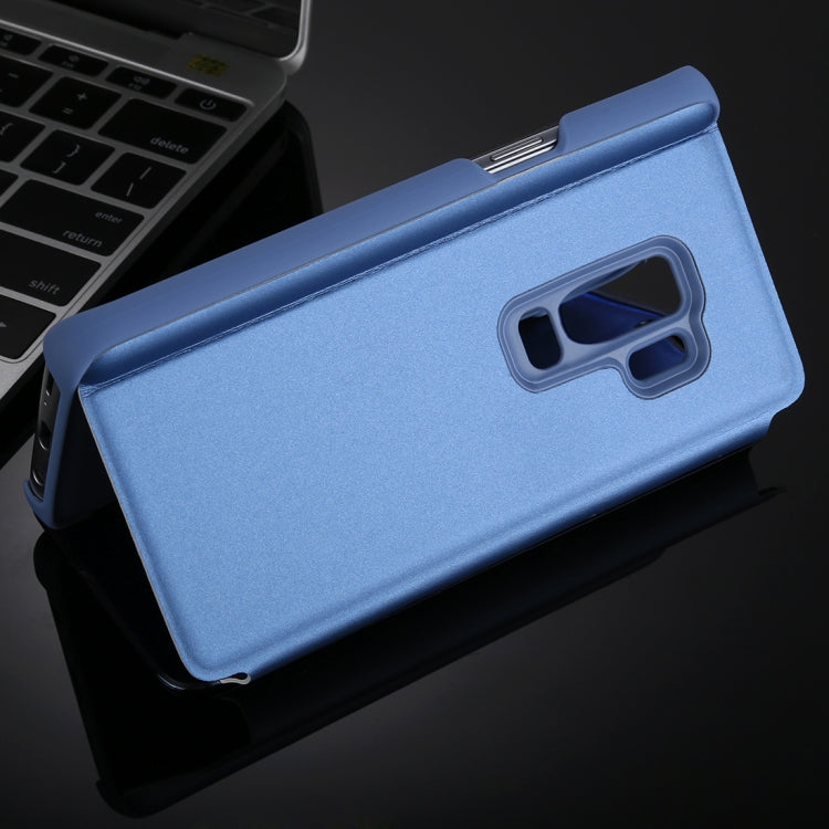 For Galaxy S9+ Electroplating Mirror Horizontal Flip Leather Case with Holder, For Galaxy S9+