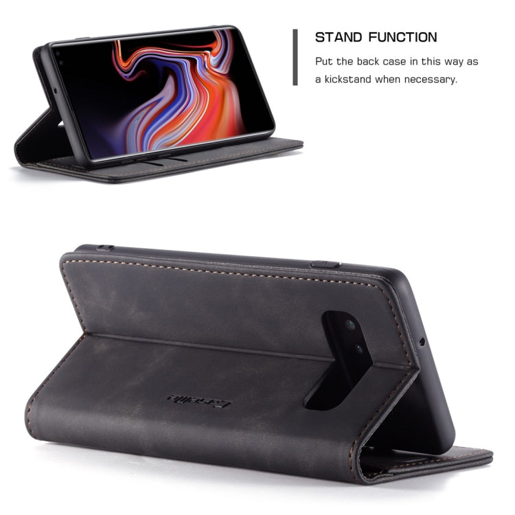 CaseMe-013 Multifunctional Retro Frosted Horizontal Flip Leather Case for Galaxy S10 Plus, with Card Slot & Holder & Wallet, For Galaxy S10 Plus