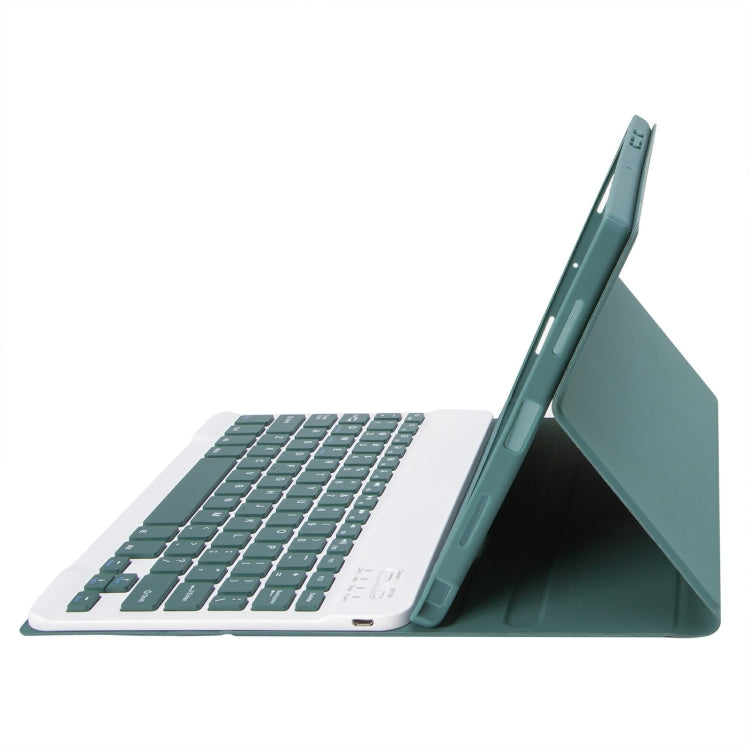 For iPad 11 2025 / 10th Gen 10.9 2022 A10B Lambskin Texture Ultra-thin Bluetooth Keyboard Leather Tablet Case with Pen Slot, A10B