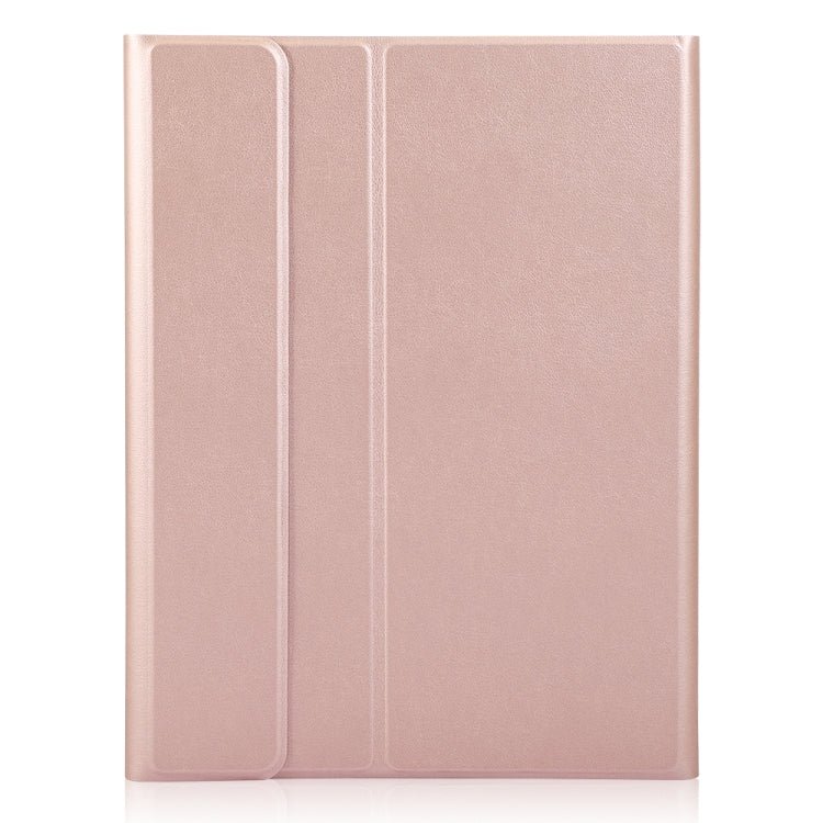 For iPad 11 2025 / 10th Gen 10.9 2022 A10B-A Lambskin Texture Bluetooth Touch Keyboard Leather Tablet Case with Pen Slot, A10B-A