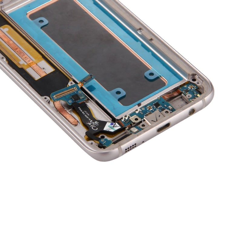 Original LCD Screen and Digitizer Full Assembly with Frame & Charging Port Board & Volume Button & Power Button For Galaxy S7 Edge / G935F, For Samsung Galaxy S7 Edge / G935F, For Galaxy S7 Edge /G935F