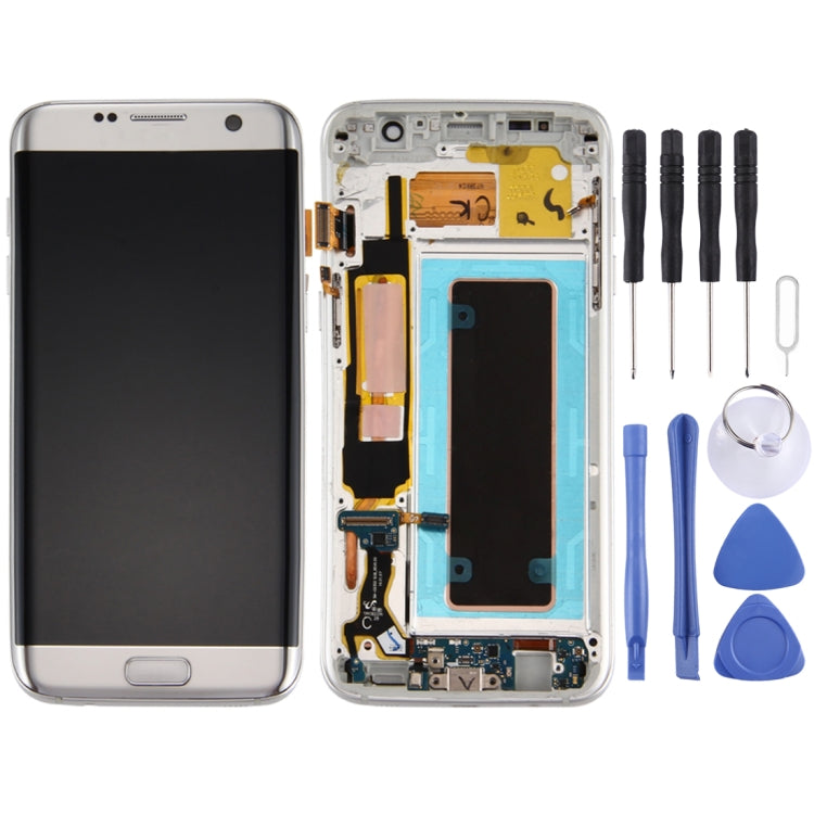 Original LCD Screen and Digitizer Full Assembly with Frame & Charging Port Board & Volume Button & Power Button For Galaxy S7 Edge / G935F, For Samsung Galaxy S7 Edge / G935F, For Galaxy S7 Edge /G935F
