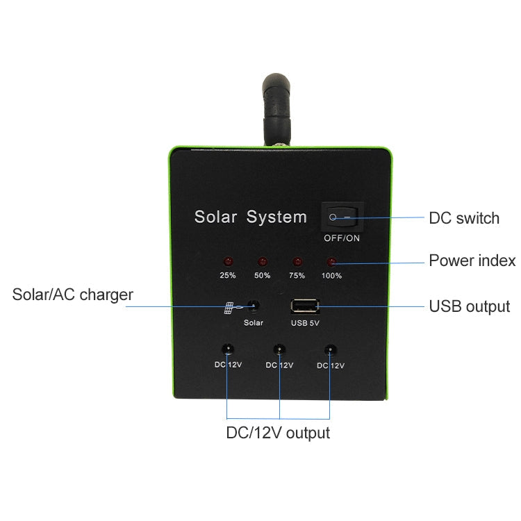 SG30W-AC100 30W Household High Power Solar Power Generation System, 30W