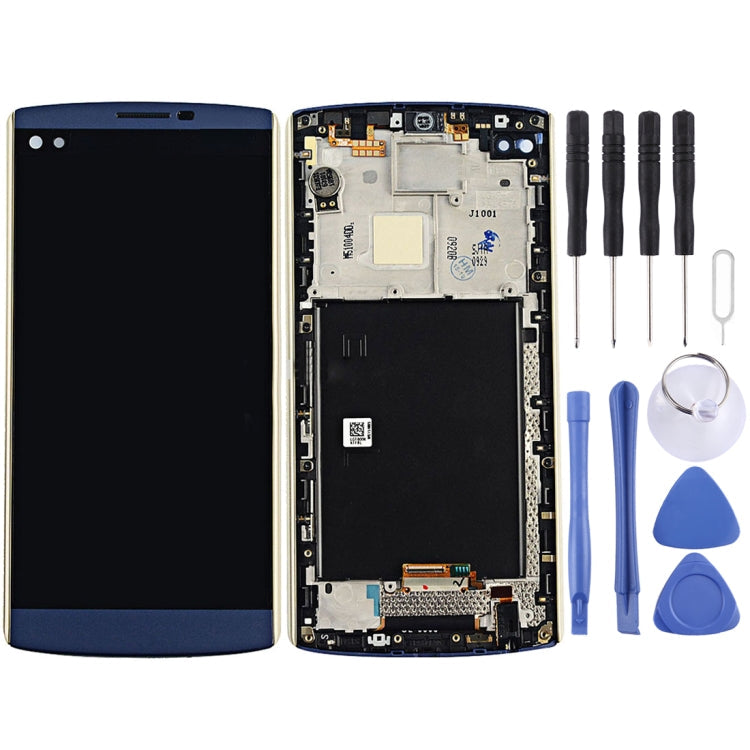 LCD Screen and Digitizer Full Assembly with Frame for LG V10 H960 H961 H968 H900 VS990, For V10, For V10 with Frame Blue