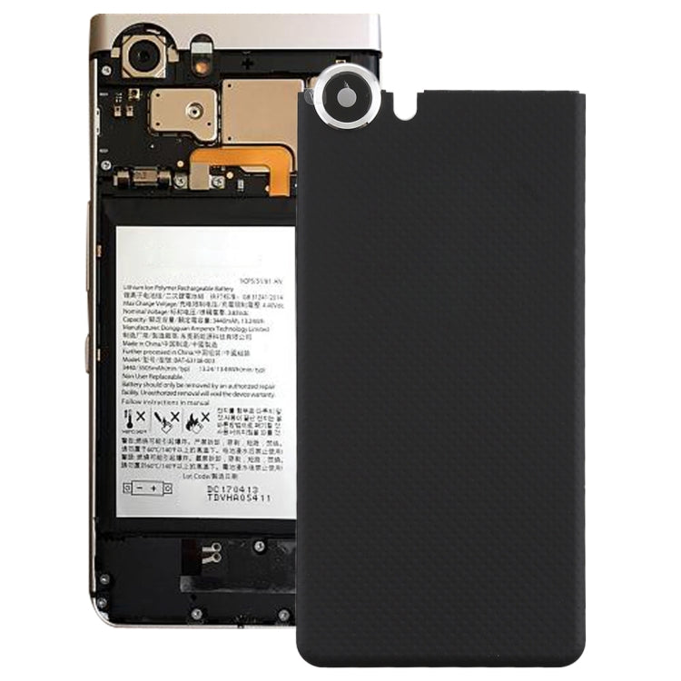 Battery Back Cover with Camera Lens Frame for Blackberry Keyone, For Blackberry Keyone