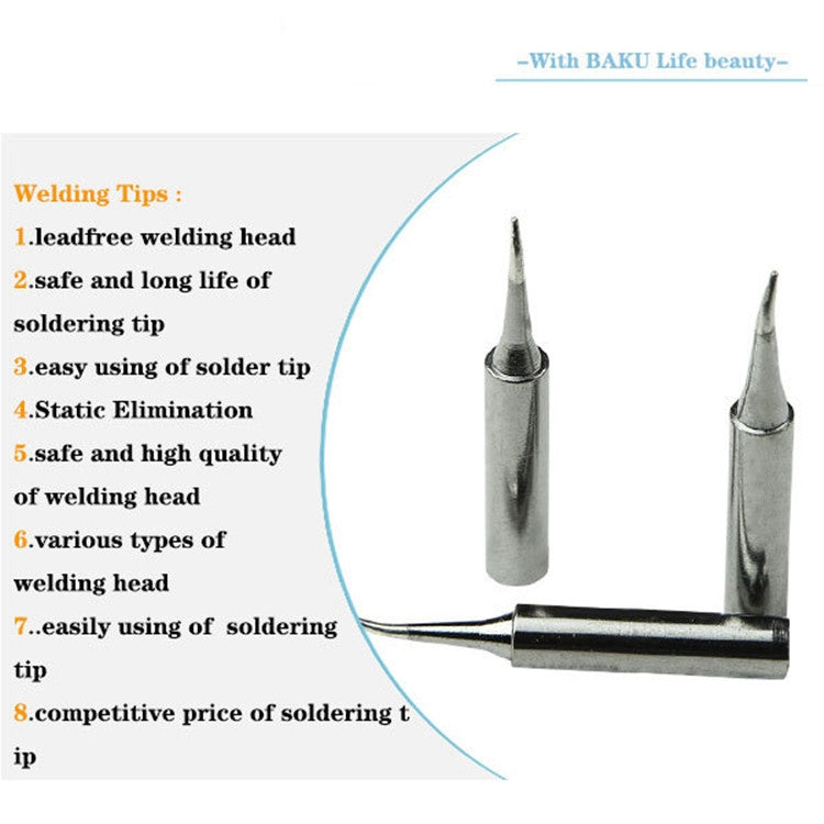 BAKU BK-9033 3 in 1 Lead-free Soldering Iron Tip for Solder Station, BK-9033