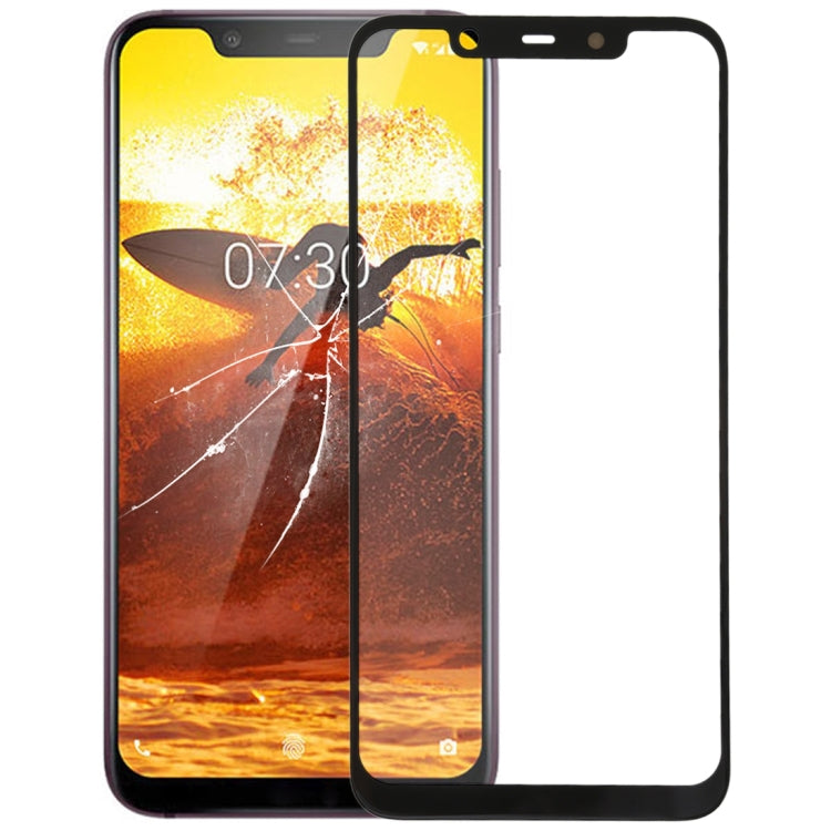 Front Screen Outer Glass Lens for Nokia X7 / 8.1 / 7.1 Plus TA-1131, For Nokia X7