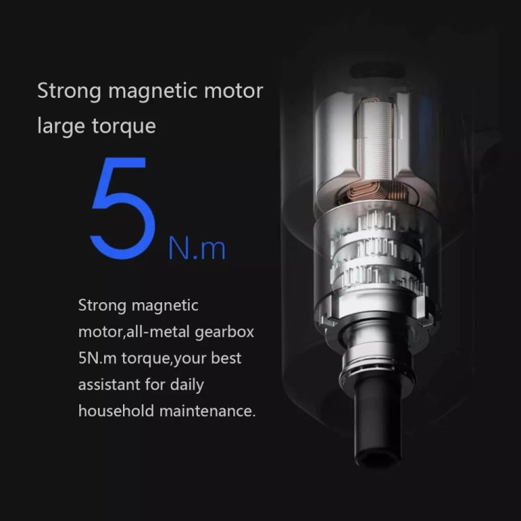 Original Xiaomi Mijia Cordless Rechargeable Screwdriver With 12 PCS  S2 Screw Bits, With 12 PCS S2 Screw