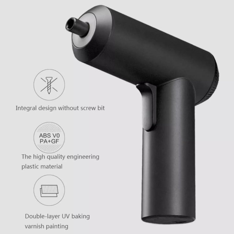 Original Xiaomi Mijia Cordless Rechargeable Screwdriver With 12 PCS  S2 Screw Bits, With 12 PCS S2 Screw