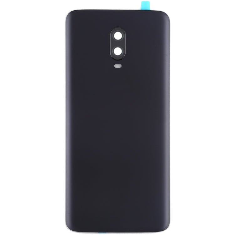 For OnePlus 6T Original Battery Back Cover with Camera Lens Frame, For OnePlus 6T,Original (Frosted Black ), For OnePlus 6T,Original (Jet Black)