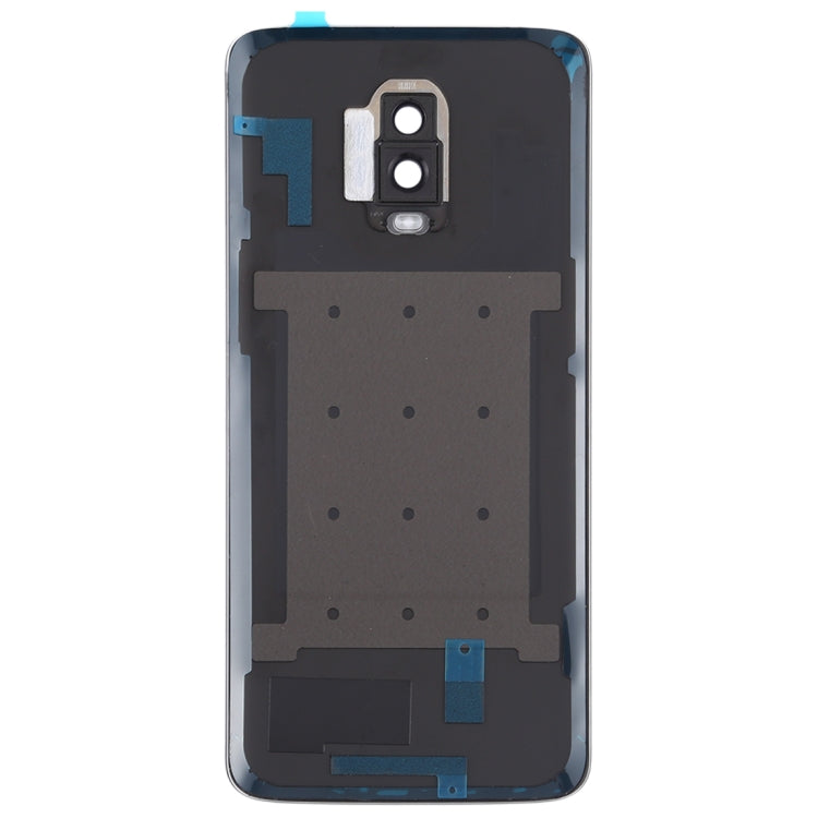 For OnePlus 6T Original Battery Back Cover with Camera Lens Frame, For OnePlus 6T,Original (Frosted Black ), For OnePlus 6T,Original (Jet Black)