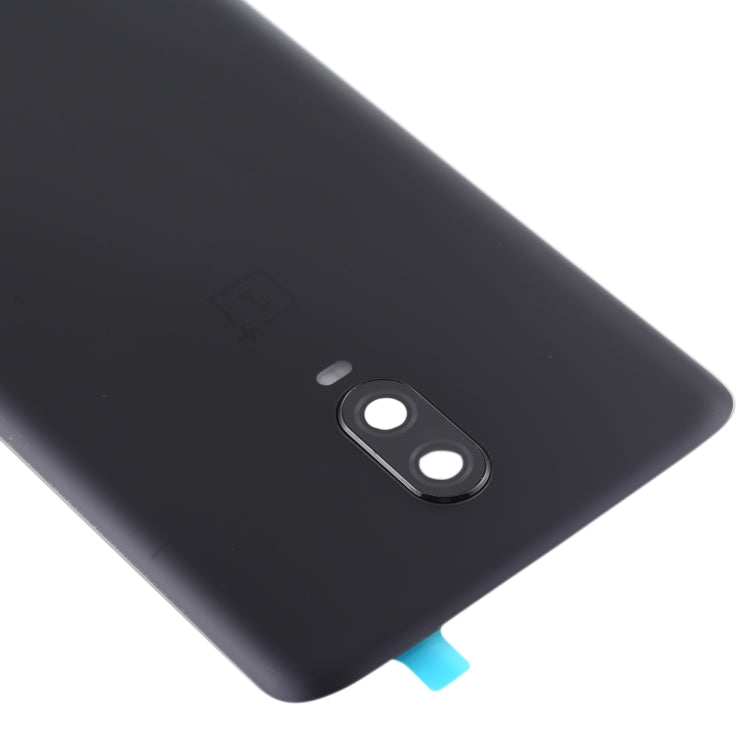For OnePlus 6T Original Battery Back Cover with Camera Lens Frame, For OnePlus 6T,Original (Frosted Black ), For OnePlus 6T,Original (Jet Black)