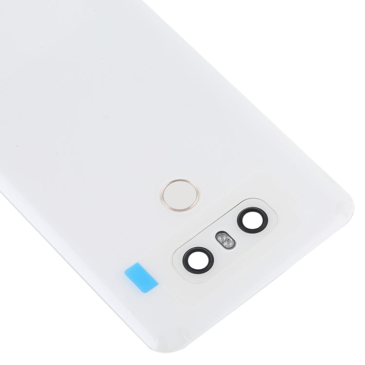 Battery Back Cover with Camera Lens Frame & Fingerprint Sensor for LG G6 / H870 / H870DS / H872 / LS993 / VS998 / US997, For LG G6 with Camera Lens Frame, For LG G6