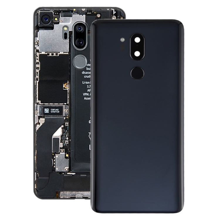 Battery Back Cover with Camera Lens Frame & Fingerprint Sensor for LG G7 ThinQ / G710 / G710EM / G710PM / G710VMP, For LG G7 ThinQ