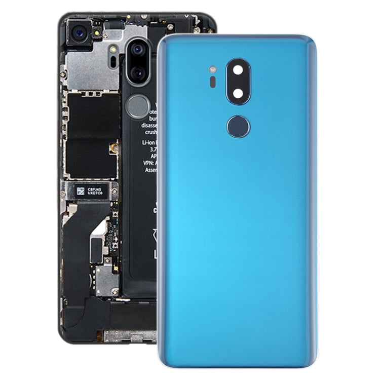Battery Back Cover with Camera Lens Frame & Fingerprint Sensor for LG G7 ThinQ / G710 / G710EM / G710PM / G710VMP, For LG G7 ThinQ