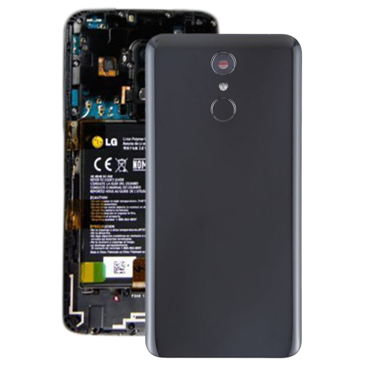 Battery Back Cover with Camera Lens Frame & Fingerprint Sensor for LG Q7 / Q7+, For LG Q7, For LG Q7 (Purple)