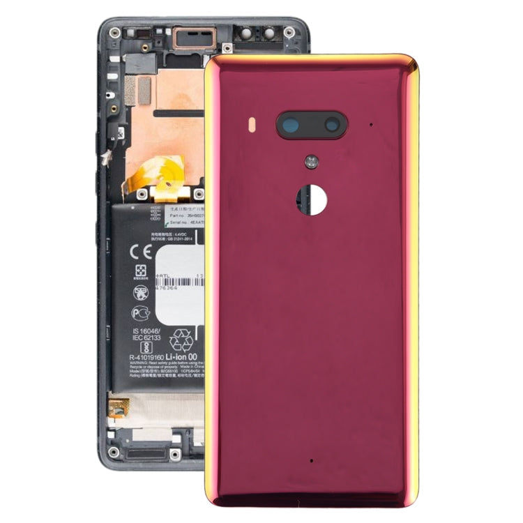 Battery Back Cover with Camera Lens Frame for HTC U12+, For HTC U12+