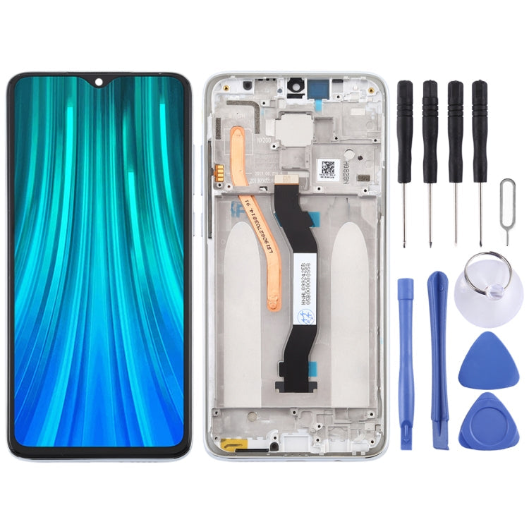 LCD Screen and Digitizer Full Assembly with Frame (Double SIM Card Version) for Xiaomi Redmi Note 8 Pro, For Xiaomi Redmi Note 8 Pro, For Redmi Note 8 Pro, For Xiaomi Redmi Note 8 Pro (Double card)