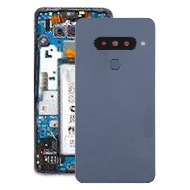 Battery Back Cover with Camera Lens Frame & Fingerprint Sensor for LG G8s ThinQ, For LG G8s ThinQ with Fingerprint