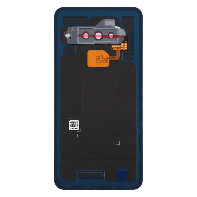 Battery Back Cover with Camera Lens Frame & Fingerprint Sensor for LG G8s ThinQ, For LG G8s ThinQ with Fingerprint