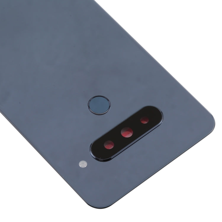 Battery Back Cover with Camera Lens Frame & Fingerprint Sensor for LG G8s ThinQ, For LG G8s ThinQ with Fingerprint