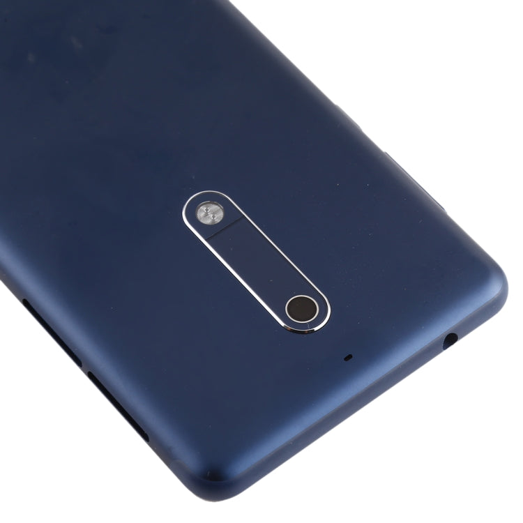 Battery Back Cover with Camera Lens Frame & Side Keys for Nokia 5, For Nokia 5