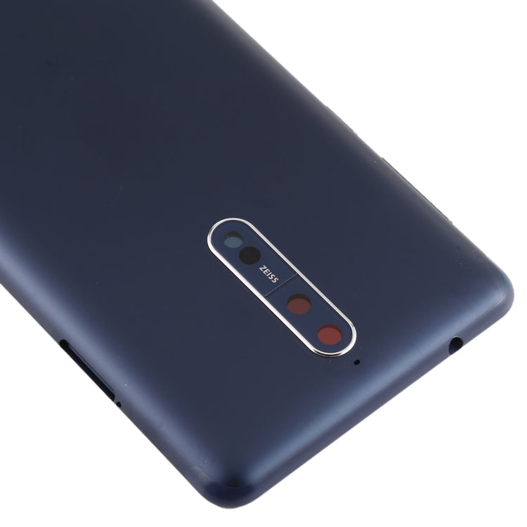 Battery Back Cover with Camera Lens Frame & Side Keys for Nokia 8 / N8 TA-1012 TA-1004 TA-1052, For Nokia 8