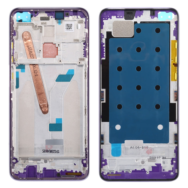 Front Housing LCD Frame Bezel Plate for Xiaomi Redmi K30 5G, For Redmi K30 5G, For Xiaomi Redmi K30 5G (Purple), For Xiaomi Redmi K30 5G (Red)
