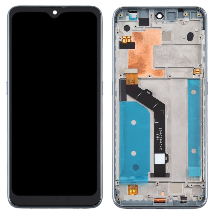 LCD Screen and Digitizer Full Assembly with Frame for Nokia 6.2 TA-1198 TA-1200 TA-1187 TA-1201, For Nokia 6.2