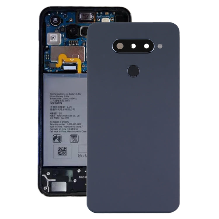 Original Battery Back Cover with Camera Lens Frame for LG Q70 / LM-Q730N(KR Version), For LG Q70(Original)