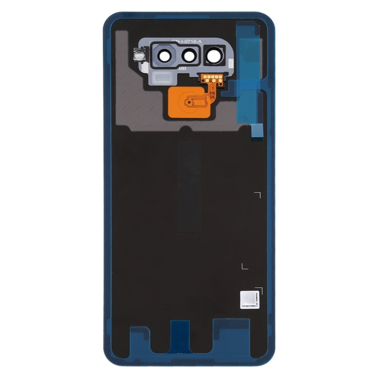 Original Battery Back Cover with Camera Lens Frame for LG Q70 / LM-Q730N(KR Version), For LG Q70(Original)