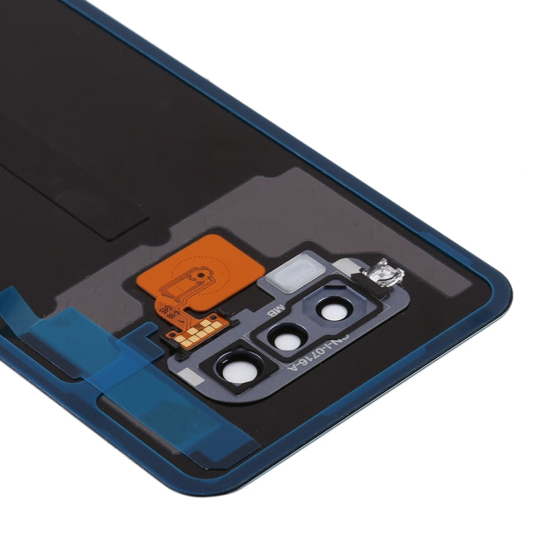 Original Battery Back Cover with Camera Lens Frame for LG Q70 / LM-Q730N(KR Version), For LG Q70(Original)