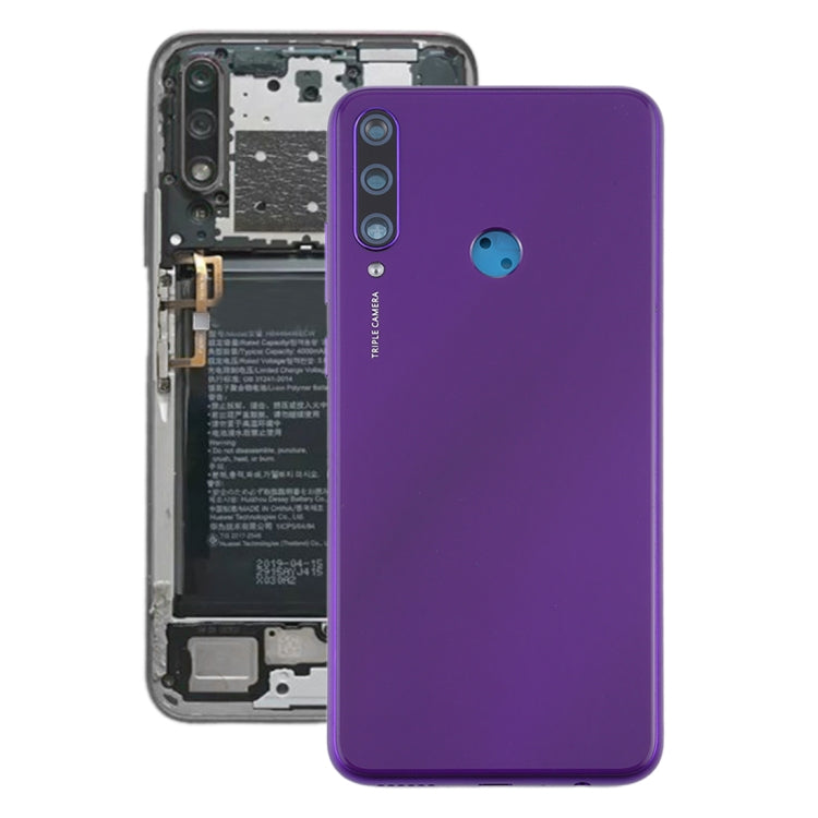 Original Battery Back Cover with Camera Lens Frame for Huawei Y6p, For Huawei Y6p(Original)