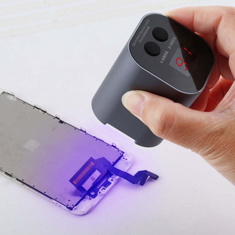 QIANLI 4W Rechargeable Intelligent Phone Repair UV Curing Lamp, QIANLI 4W