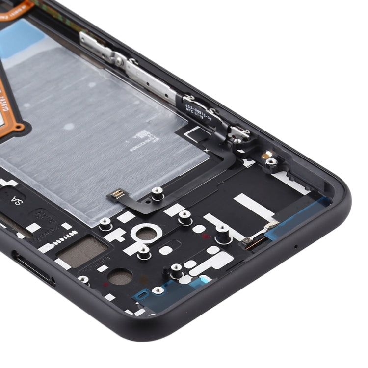 Original LCD Screen and Digitizer Full Assembly with Frame for Google Pixel 4XL, For Google Pixel 4XL(with Frame)