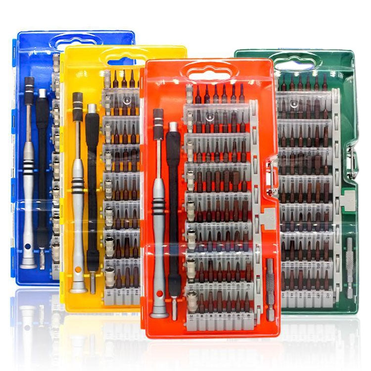 60 in 1 S2 Tool Steel Precision Screwdriver Nutdriver Bit Repair Tools Kit, 60 in 1 (Yellow), 60 in 1 (Orange), 60 in 1 (Green), 60 in 1 (Blue)