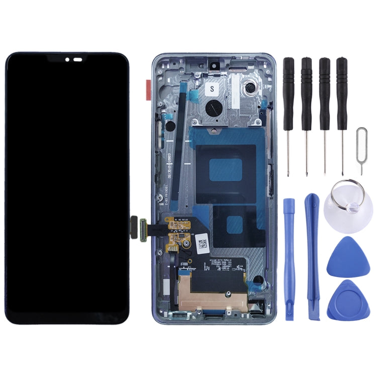 LCD Screen and Digitizer Full Assembly with Frame for LG G7 ThinQ / G710 G710EM G710PM G710VMP, For G7 ThinQ, For LG G7 ThinQ (Blue), For LG G7 ThinQ (Red), For LG G7 ThinQ