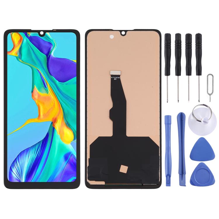 TFT Material LCD Screen and Digitizer Full Assembly (Not Supporting Fingerprint Identification) for Huawei P30, For Huawei P30(TFT Material)