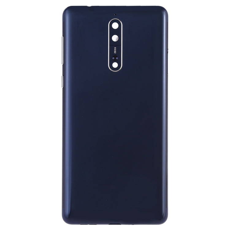 Battery Back Cover with Camera Lens Frame & Side Keys for Nokia 8, For Nokia 8, Nokia 8