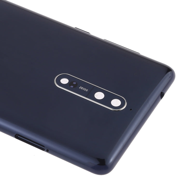Battery Back Cover with Camera Lens Frame & Side Keys for Nokia 8, For Nokia 8, Nokia 8