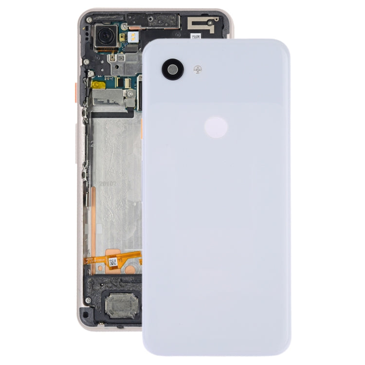 Battery Back Cover with Camera Lens Frame & Side Keys for Google Pixel 3a, For Google Pixel 3a, Google Pixel 3a (Light Purple)