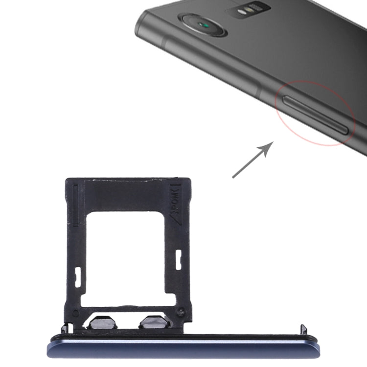 SIM / Micro SD Card Tray, Double Tray for Sony Xperia XZ1, For XZ1 (SIM / Micro SD Card), For Xperia XZ1 (SIM / Micro SD Card)