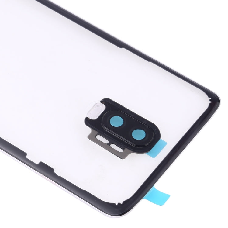For OnePlus 6T Battery Back Cover with Camera Lens Frame, For OnePlus 6T