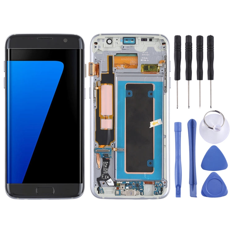 Original Super AMOLED Material LCD Screen and Digitizer Full Assembly(with Frame / Charging Port Flex Cable / Power Button Flex Cable / Volume Button Flex Cable) for Galaxy S7 Edge / G935F / G935FD, For Samsung Galaxy S7 Edge (Super AMOLED)            ...
