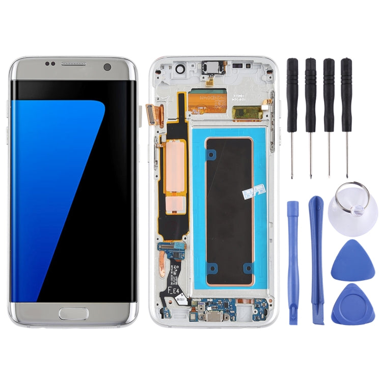 Original Super AMOLED Material LCD Screen and Digitizer Full Assembly(with Frame / Charging Port Flex Cable / Power Button Flex Cable / Volume Button Flex Cable) for Galaxy S7 Edge / G935F / G935FD, For Samsung Galaxy S7 Edge (Super AMOLED)            ...