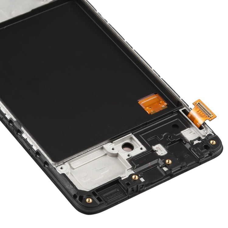 Original Super AMOLED Material LCD Screen and Digitizer Full Assembly with Frame for Galaxy A51 4G, For Samsung Galaxy A51 4G(Original with Frame)