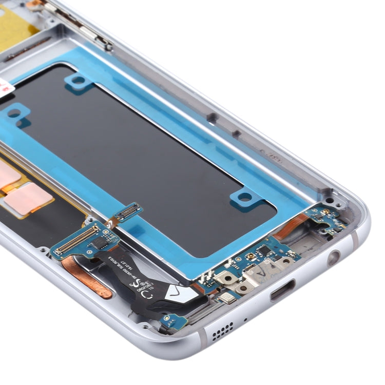 OLED Material LCD Screen and Digitizer Full Assembly With Frame for Samsung Galaxy S7 Edge / SM-G935F, For Samsung Galaxy S7 Edge (OLED Material)