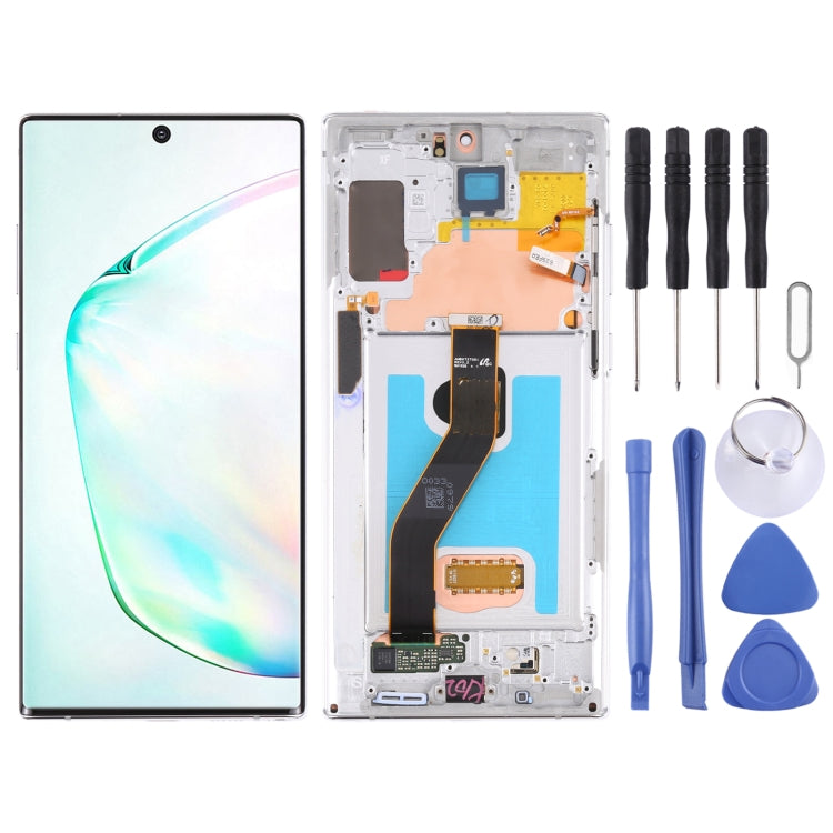 Original LCD Screen and Digitizer Full Assembly With Frame for Samsung Galaxy Note10+ 4G/Note10+ 5G SM-N976/N975, For Samsung Galaxy Note10+ 4G/Note10+ 5G, For Samsung Galaxy Note10+ 4G/Note10+ 5G(Original)